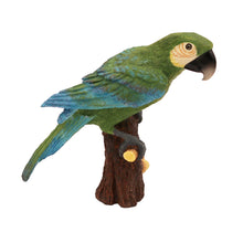 Green Parrot, Perched Figurine Pet Cremation Urn - Funeral.com, Inc.