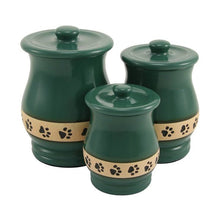 Green Paw Print Band Small Pet Urn - Funeral.com, Inc.