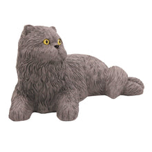 Grey Persian Cat, Lying Down Figurine Pet Cremation Urn - Funeral.com, Inc.