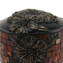 Hibiscus Stained Glass Mosaic Adult Cremation Urn - Funeral.com, Inc.