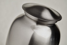 High Gloss Pewter Stainless Steel Adult Cremation Urn - Funeral.com, Inc.