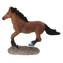 Horse Pet Cremation Urn with Brown Running Bay Horse Figurine - Funeral.com, Inc.