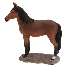 Horse Pet Cremation Urn with Brown Standing Bay Horse Figurine - Funeral.com, Inc.