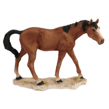 Horse Pet Cremation Urn with Brown Standing Figurine - Funeral.com, Inc.