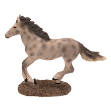 Horse Pet Cremation Urn with Dapple Gray Running Figurine - Funeral.com, Inc.