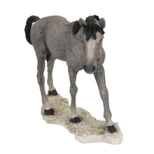 Horse Pet Cremation Urn with Gray Standing Figurine - Funeral.com, Inc.
