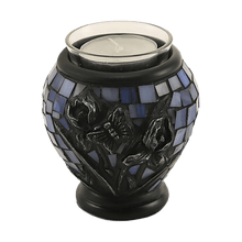 Iris Stained Glass Mosaic Tealight - Funeral.com, Inc.