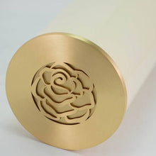 Ivory Stainless Steel Adult Cremation Urn with Rose Lid - Funeral.com, Inc.