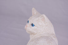 Ivory White Coat Shorthair Cat Figurine Pet Urn - Funeral.com, Inc.
