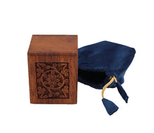 Keepsake Rosewood Pet Cremation Urn with Life Forever Design - Funeral.com, Inc.