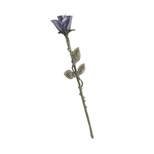 Lavender Rose with Pewter Stem Keepsake Urn - Funeral.com, Inc.