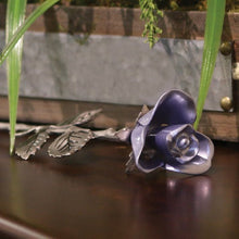 Lavender Rose with Pewter Stem Keepsake Urn - Funeral.com, Inc.