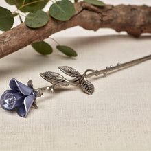 Lavender Rose with Pewter Stem Keepsake Urn - Funeral.com, Inc.