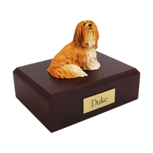 Lhasa Apso, Sitting Figurine Pet Cremation Urn - Funeral.com, Inc.