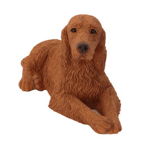 Light Brown Irish Setter, Lying Down Figurine Pet Cremation Urn  - Funeral.com, Inc.