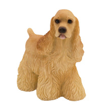 Light Buff Cocker Spaniel, Standing Figurine Pet Cremation Urn   - Funeral.com, Inc.