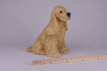 Light Golden Buff American Cocker Spaniel Figurine Extra Large Pet Urn - Funeral.com, Inc.