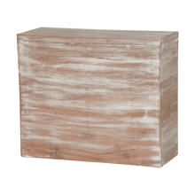 Light Vintage Acacia Wood Sliding Bottom Adult Cremation Urn - Funeral.com, Inc.