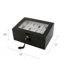 Lockable Jewelry Cherry Cremation Display Box - Funeral.com, Inc.