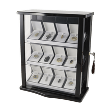 Lockable Jewelry Cherry High - Gloss Cremation Display Case - Funeral.com, Inc.