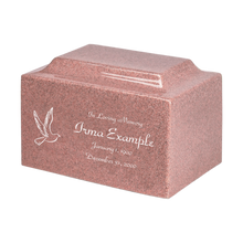MacKenzie Classic Urn+Vault® for Ashes - Cultured Granite - Champagne