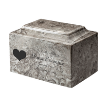 MacKenzie Classic Urn+Vault® for Ashes - Cultured Marble - Cashmere Gray