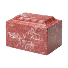 MacKenzie Classic Urn+Vault® for Ashes - Cultured Marble - Rose