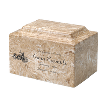 MacKenzie Classic Urn+Vault® for Ashes - Cultured Marble - Syrocco