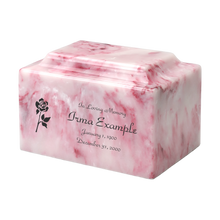 MacKenzie Classic Urn+Vault® for Ashes - Cultured Onyx - Ruby