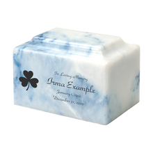 MacKenzie Classic Urn+Vault® for Ashes - Cultured Onyx - Sapphire
