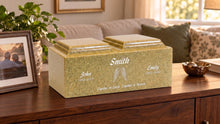 MacKenzie Companion Urn for Ashes - Cultured Granite - Golden Sand