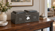 MacKenzie Companion Urn for Ashes - Cultured Granite - Kodiak Brown
