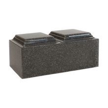 MacKenzie Companion Urn+Vault® for Ashes - Cultured Granite - Kodiak Brown
