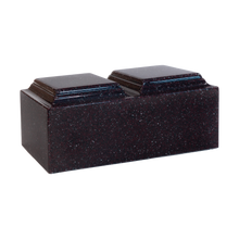 MacKenzie Companion Urn+Vault® for Ashes - Cultured Granite - Vintage Red