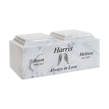 MacKenzie Companion Urn for Ashes - Cultured Marble - Carrera