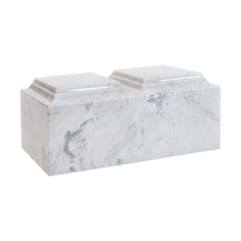 MacKenzie Companion Urn+Vault® for Ashes - Cultured Marble - Carrera
