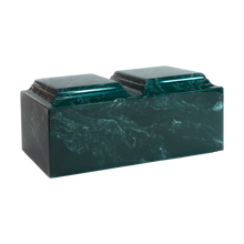 MacKenzie Companion Urn+Vault® for Ashes - Cultured Marble - Evergreen