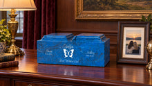MacKenzie Companion Urn for Ashes - Cultured Marble - Mystic Blue