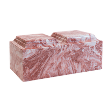 MacKenzie Companion Urn+Vault® for Ashes - Cultured Marble - Rose