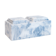 MacKenzie Companion Urn+Vault® for Ashes - Cultured Onyx - Sapphire