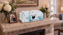 MacKenzie Companion Urn for Ashes - Cultured Onyx - Teal