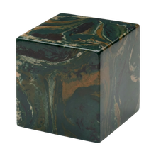 MacKenzie Small Cube Urn+Vault® for Ashes - Cultured Marble - Camouflage
