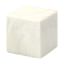 MacKenzie Small Cube Urn+Vault® for Ashes - Cultured Onyx - Pearl