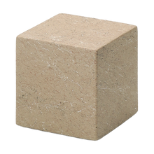 MacKenzie Small Cube Urn+Vault® for Ashes - Stone-Tone - Catalina