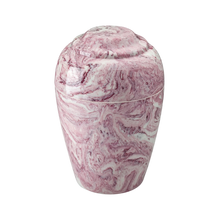 MacKenzie Grecian Urn for Ashes - Cultured Marble - Wild Rose