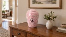 MacKenzie Grecian Urn for Ashes - Cultured Onyx - Ruby