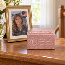 MacKenzie Keepsake Urn for Ashes - Cultured Granite - Champagne