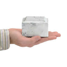 MacKenzie Keepsake Urn+Vault® for Ashes - Cultured Marble - Carrera