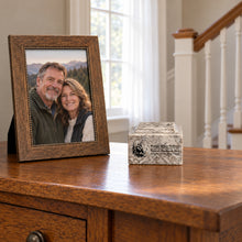 MacKenzie Keepsake Urn for Ashes - Cultured Marble - Cashmere Gray