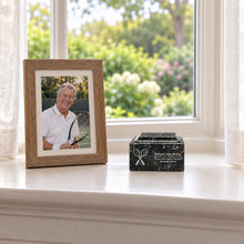 MacKenzie Keepsake Urn for Ashes - Cultured Marble - Ebony